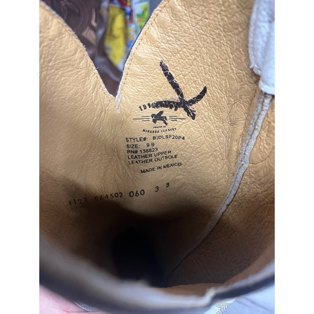 Idyllwind Colt Western Boots Womens 9B White Cracked Leather Snip Toe BIDLSP20P4 - Picture 6 of 6